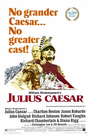Постер Трейлер фильма Юлий Цезарь 1970 онлайн бесплатно в хорошем качестве