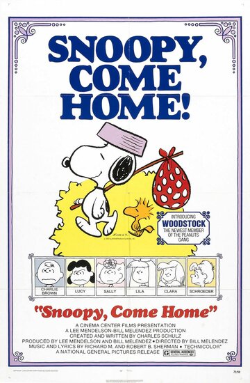 Постер Смотреть фильм Снупи, возвращайся! 1972 онлайн бесплатно в хорошем качестве