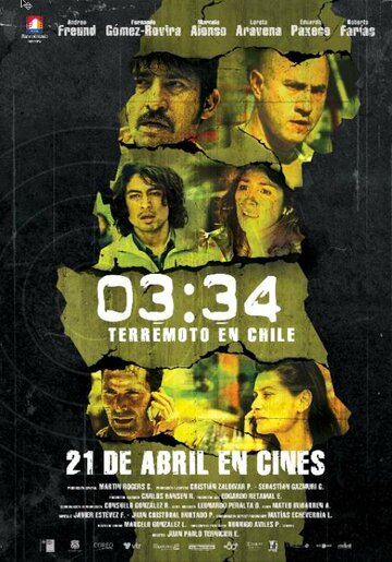 Постер Трейлер фильма 03:34 Землетрясение в Чили 2011 онлайн бесплатно в хорошем качестве