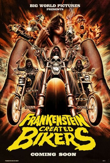 Постер Смотреть фильм Франкенштейн, создавший байкеров 2016 онлайн бесплатно в хорошем качестве