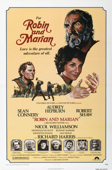 Постер Смотреть фильм Робин и Мэриан 1976 онлайн бесплатно в хорошем качестве