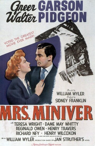 Постер Смотреть фильм Миссис Минивер 1942 онлайн бесплатно в хорошем качестве