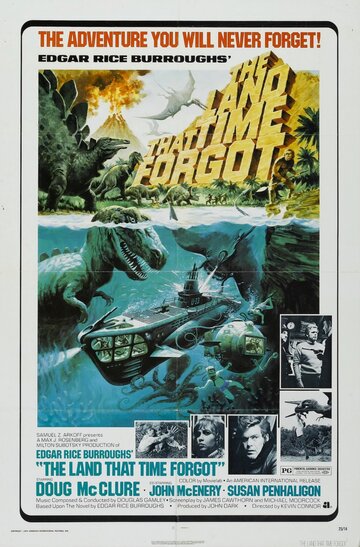 Постер Трейлер фильма Земля, забытая временем 1974 онлайн бесплатно в хорошем качестве
