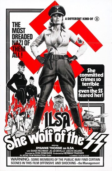 Постер Смотреть фильм Ильза — волчица СС 1975 онлайн бесплатно в хорошем качестве