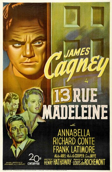 Постер Трейлер фильма Дом 13 по улице Мадлен 1947 онлайн бесплатно в хорошем качестве