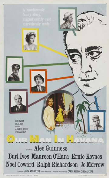 Постер Смотреть фильм Наш человек в Гаване 1959 онлайн бесплатно в хорошем качестве