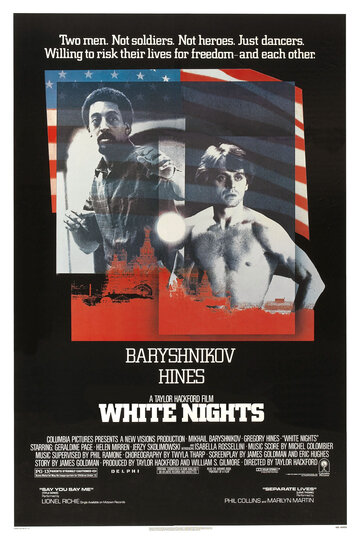 Постер Смотреть фильм Белые ночи 1985 онлайн бесплатно в хорошем качестве