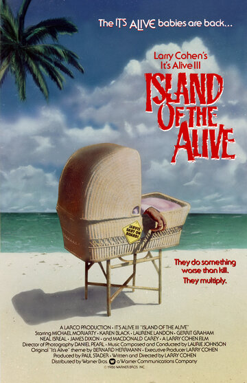 Постер Смотреть фильм Оно живо 3: Остров живых 1987 онлайн бесплатно в хорошем качестве