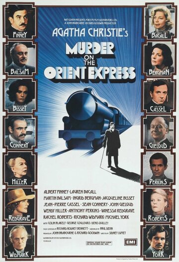 Постер Смотреть фильм Убийство в Восточном экспрессе 1974 онлайн бесплатно в хорошем качестве