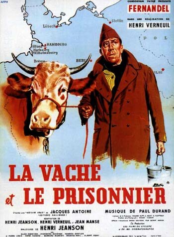 Постер Смотреть фильм Корова и солдат 1959 онлайн бесплатно в хорошем качестве